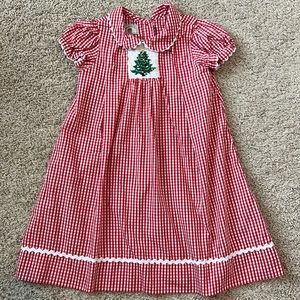 3t Christmas smocked dress